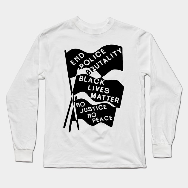 END POLICE BRUTALITY Long Sleeve T-Shirt by TheCosmicTradingPost